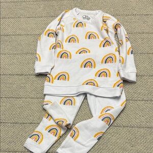Chaser Rainbow Print Kids Matching sweatsuit size 4